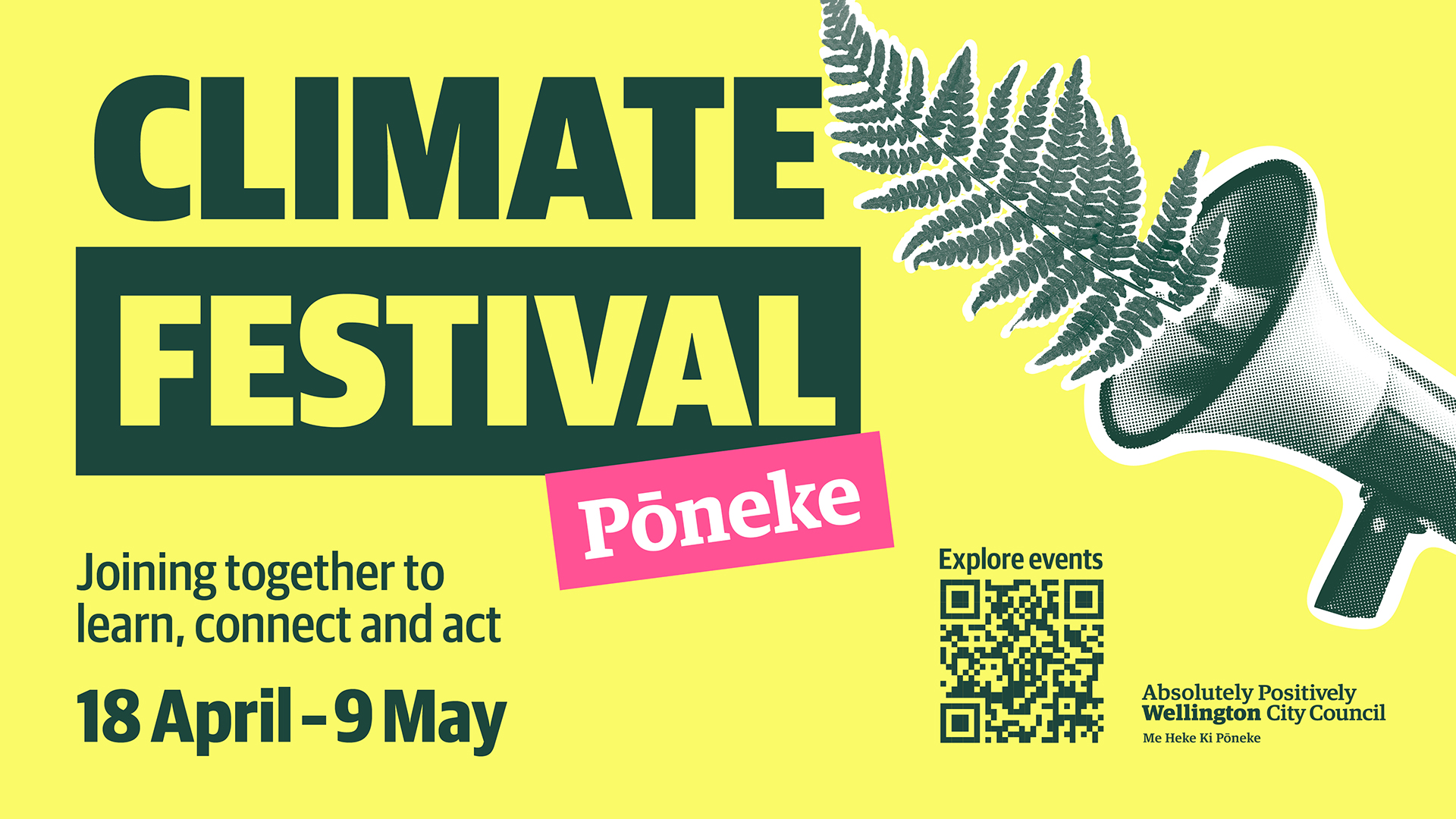 Climate Festival Pōneke, 18 April - 9 May